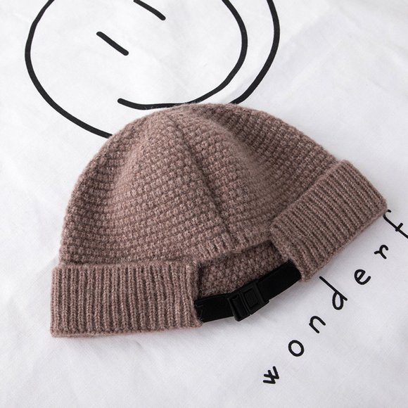 Other - Taupe Adjustable Pine nut Beanie